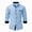 A67-Blue, variant on Men's Stretch Textured Short Sleeve Button Down Shirts Summer Casual Beach Wedding Vacation Shirt(Grey,M)