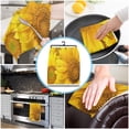 thumbnail image 4 of Towel Wipe Things House Kitchen For Utensils Dishcloth Towels Hand Cloths Cleaning Microfiber Flower Yellow Blossoms Sunflower, 4 of 6