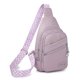 thumbnail image 4 of Bolso Pecho para Mujer Correa Ajustable para El Hombro Monedero para Niñas Color Sólido (púrpura), 4 of 9