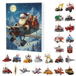 Calendrier De L'Avent 2025 Homme - 24 Kits Survie Outils Plein Air, Cadeau Noël Original Camping Chasse