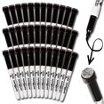 thumbnail image 1 of KleenSlate (36) Black Low Odor Non-Toxic Dry Erase Markers with Eraser Cap Bullet Point, 1 of 5