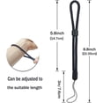 thumbnail image 2 of 5PCS Wrist lanyard, 8.8 inch Hand Wrist Strap Lanyard, Adjustable Nylon Wristlet Straps for Cell Phone, Camera, GoPro, PSP, USB Flash Drives, Flashlight (Black), 2 of 7