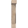 thumbnail image 2 of Ekena Millwork 5 1/2"W x 24"D x 32"H Traditional Block Smooth Bracket w/ Offset Brace, Douglas Fir, 2 of 25