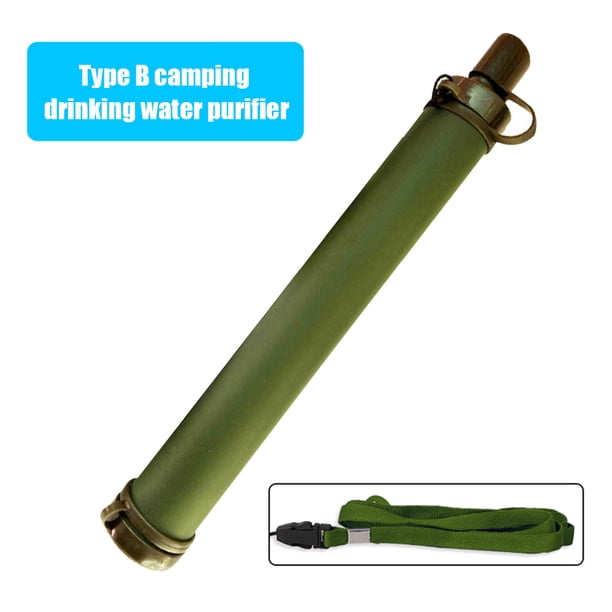 Purificador De Agua Purificador de filtro de agua al aire libre Camping senderismo herramienta de supervivencia de vida salvaje de emergencia