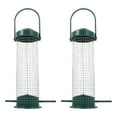 thumbnail image 1 of 2 comederos colgantes para pájaros, herramienta de alimentación para pájaros silvestres al aire libre, comedero metálico para pájaros., 1 of 7