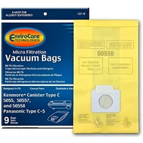 North Shore Vacuum Canister Cleaner Bags for Kenmore 5055 50557 50558 C & Q, Panasonic C-5