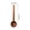 B, variant on Bwiyojiz Home, Garden & Tools Gadgets Kitchen Dining Walnut Coffee Beans Spoon Solid Wood Several Spoons, Gifts for Women, Brown