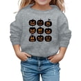 thumbnail image 1 of Chandail à Capuchon et Chandails en Molleton pour Filles, Imprimé Mignon d'Halloween, Chandail à Manches Longues Col Rond pour Tout-Petits, Enfants, Tenue Décontractée Confortable Automne Hiver, 1 of 3