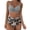 Black, variant on WREESH Womens Two Piece Swimsuit Bikini Sets High Waisted Bikini Fashion Bikinis Sets Sleeveless Printed Bikini Set Swimsuit Push-Up Padded Swimsuit Beachwear Bathing Suit Blue