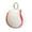 White, variant on Pink Cute Tennis Ball Plush Keychain For Kids, Soft Bag Charm Backpack Pendant, Decorative Accessory For Sports Fans, Gift For Tennis Lovers, 24G Weight
