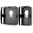 thumbnail image 1 of HUGFEGWE 2 Pcs Stainless Steel Square Slot Cutter, Drywall Oscillating Tool Outlet Box Cutter, Electrical Box Drywall Outlet Cutout Tool, One Step in Place Oscillating Square Blade for CA919-79942, 1 of 7