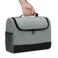 thumbnail image 4 of Portable Bartender Kit Bag Storage Pouch with Side Pockets Drink Bottle Spoon Pourer Case Kitchen Organizer Travel Picnic, 4 of 6