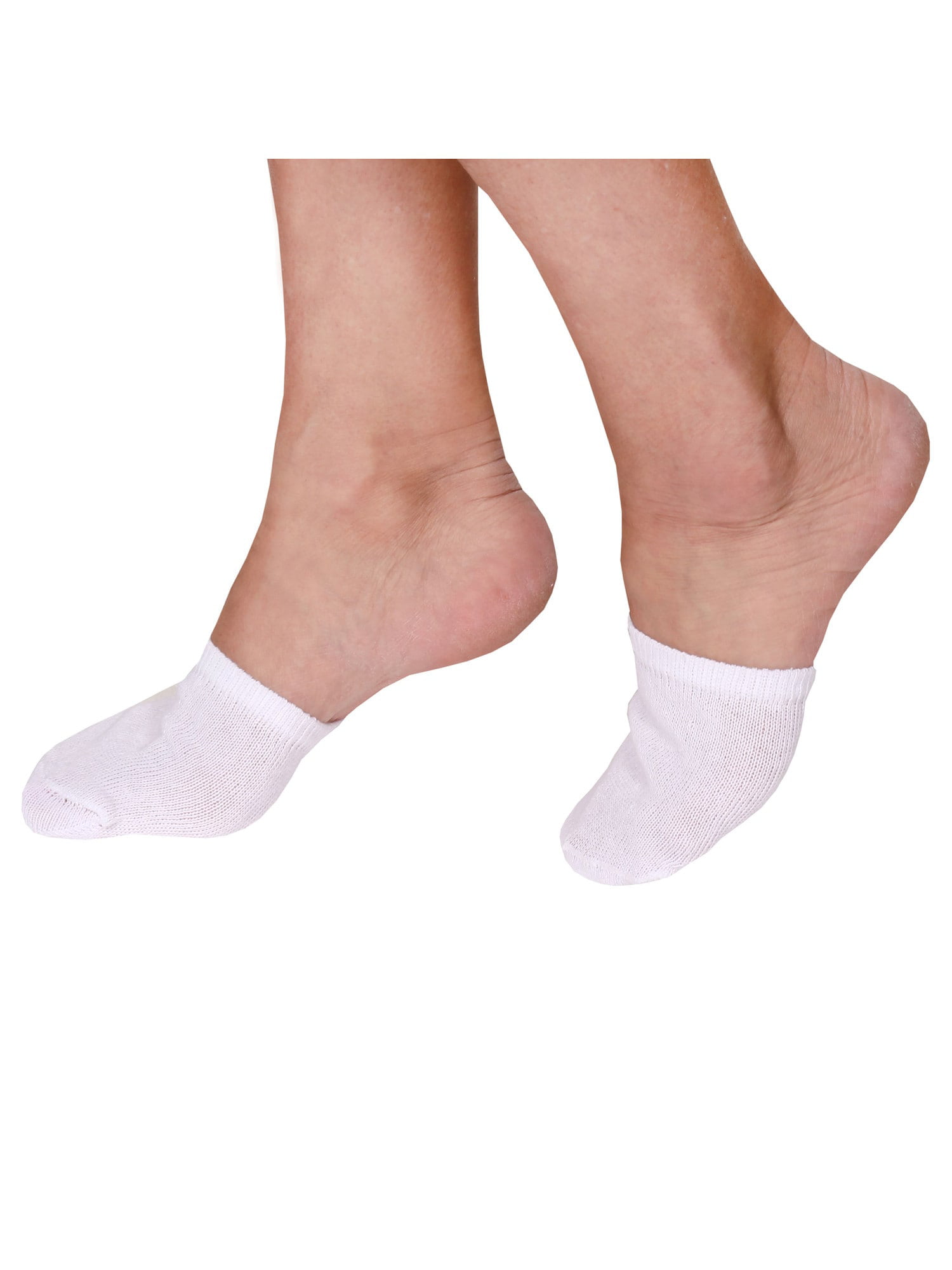 TRIUMPH HOSIERY Women's Toe Cover Socks Toe Topper Liner Half Socks, S ...