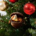 thumbnail image 6 of Forest Animal Acorn Ornaments, Christmas Ornaments, 2D Acrylic Cute Forest Animal Christmas Trees Hanging Decorations,Rustic Nature-Themed Home Decor, Animal Lovers Gift, 6 of 7