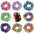 thumbnail image 4 of Banda para el cabello multifunción para mujeres y niñas con bolsillo con cremallera, diademas elásticas, lazos para el cabello, 4 of 8