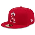 thumbnail image 3 of Men's New Era  Red Los Angeles Angels 2025 Jackie Robinson Day 59FIFTY Fitted Hat, 3 of 5