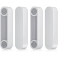 thumbnail image 1 of 4 Pcs Capuchons d'Écartement en Plastique pour Tringle Capuchons d'Extrémité de Tringle de Garde-Robe Pièces de Système de Garde-Robe Couvre-Étagères pour Tablettes en Fil, 1 of 6