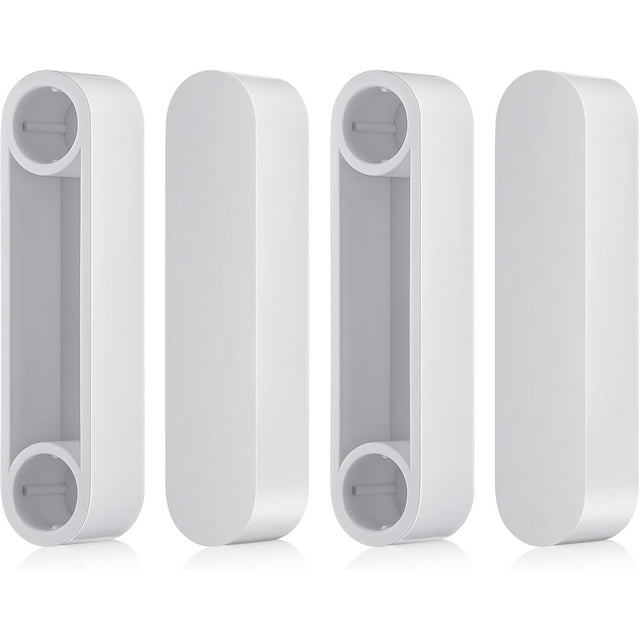 4 Pcs Capuchons d'Écartement en Plastique pour Tringle Capuchons d'Extrémité de Tringle de Garde-Robe Pièces de Système de Garde-Robe Couvre-Étagères pour Tablettes en Fil