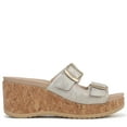 thumbnail image 3 of Dr. Scholl's Womens Cali Breeze Platform Sandal Light Gold Metallic 9M, 3 of 9