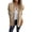 Khaki, variant on Autumn Spring Coat - Flap Pocket Turn-down Collar Long Sleeves Single-breasted Vintage Daily Wear Outdoor Outerwear Casual Jacket