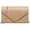 1-velvet Camel, variant on mirlewaiy Women's Evening Bag Pleated Envelope Clutch Handbag Wedding Party Bridal Purse-velvet Pink
