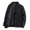 thumbnail image 1 of JHLZHS Plaid Jacket Men New Corduroy Men's Jackets Winter Cott on Thickened Version Softshell Jacket Men 704, 1 of 8