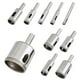 thumbnail image 2 of Bits de broca de vidrio Agujero de enchapado Perforador de piedra Perspoca portátil Reemplazo multifuncional de reemplazo de cerámica Herramientas de alimentación de bits Tipo 2 Paquete de 10 sweethay TO001390-02, 2 of 7