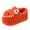 Orange, variant on Kids Slippers Cute 3D Dinosaur Fall Winter Lightweight Shoes Soft Comfortable Warm Closed Toe Pull On Baby Shoes Blue Sizes 18-24 M