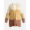 thumbnail image 4 of Terra & Sky Women's Plus Open Front Cardigan Sweater, Midweight, Size 1X-5X, 4 of 4