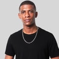 thumbnail image 2 of Invicta Jewelry Men's Beveled Edge Rectangular Link Chain Necklace (8.5mm) - 24", 2 of 8