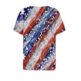 thumbnail image 5 of EINCcm Tops for Women Short Sleeve V Neck 2024 Summer Casual T Shirt Tee Fashion Button Blouses Basic Pullover Top, 5 of 5