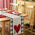 thumbnail image 1 of Bandera de Mesa Colorida para San Valentín, Restaurante, Sala de Estar, Decoración de Mesa, Ambiente de Aniversario de Boda, Cuatro Tamaños Disponibles., 1 of 7