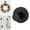 Black-1PC, variant on Suction Cup Hooks for Wreaths on Glass,2026 Wreath Hangers for Front Door,No Drill Suction Cup Hooks,Metal Towel Hooks for Window Bathroom Mirrors,Christmas Decorations Outdoor
