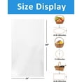 JOYIT 20 Pcs Large Clear Cellophane Bags (24x30 in, 3 Mil) with Red