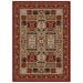 thumbnail image 2 of Radici Usa Como Area Rug 1834 Traditional Red Boxes Bricks 9' 10" x 12' 10" Rectangle, 2 of 2