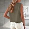 thumbnail image 5 of Ounisa Summer Sweater Vest Tops for Women 2026 Lightweight Knit Cardigan Sleeveless Button Up Casual Trendy Tanks Clothes, 5 of 5