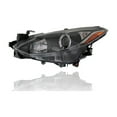 thumbnail image 4 of Headlight Assembly - Cooling Direct Fit/For BPW1510K0, BPW9510L0A 14-16 Mazda Mazda3 Hatchback, 14-16 Sedan - Halogen (Pair, Left Driver + Right Passenger Set) CAPA Fits select: 2014 MAZDA 3 TOURING, 4 of 4