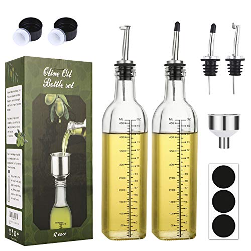 Home Hotel 8 3/4 oz Set of 2 Vinegar Dispenser Bottles with Removable Cork Cafe Pasabahce Glass Cooking Oil Restaurant Pourer Dispensing Cruet for Kitchen Home Hotel 8 3/4 oz Set of 2 Vinegar Dispenser Bottles with Removable Cork Cafe Pasabahce Glass Cooking Oil Restaurant Pourer Dispensing Cruet for Kitchen
