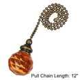 thumbnail image 3 of Uxcell 12 inch Acrylic Sphere Pendant Pull Chain Brass 2 Pack, 3 of 6