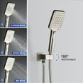 thumbnail image 6 of Rainlex One-Handle 1-Spray Setting Brushed Nickel Bathtub Shower Faucet, 6 of 10