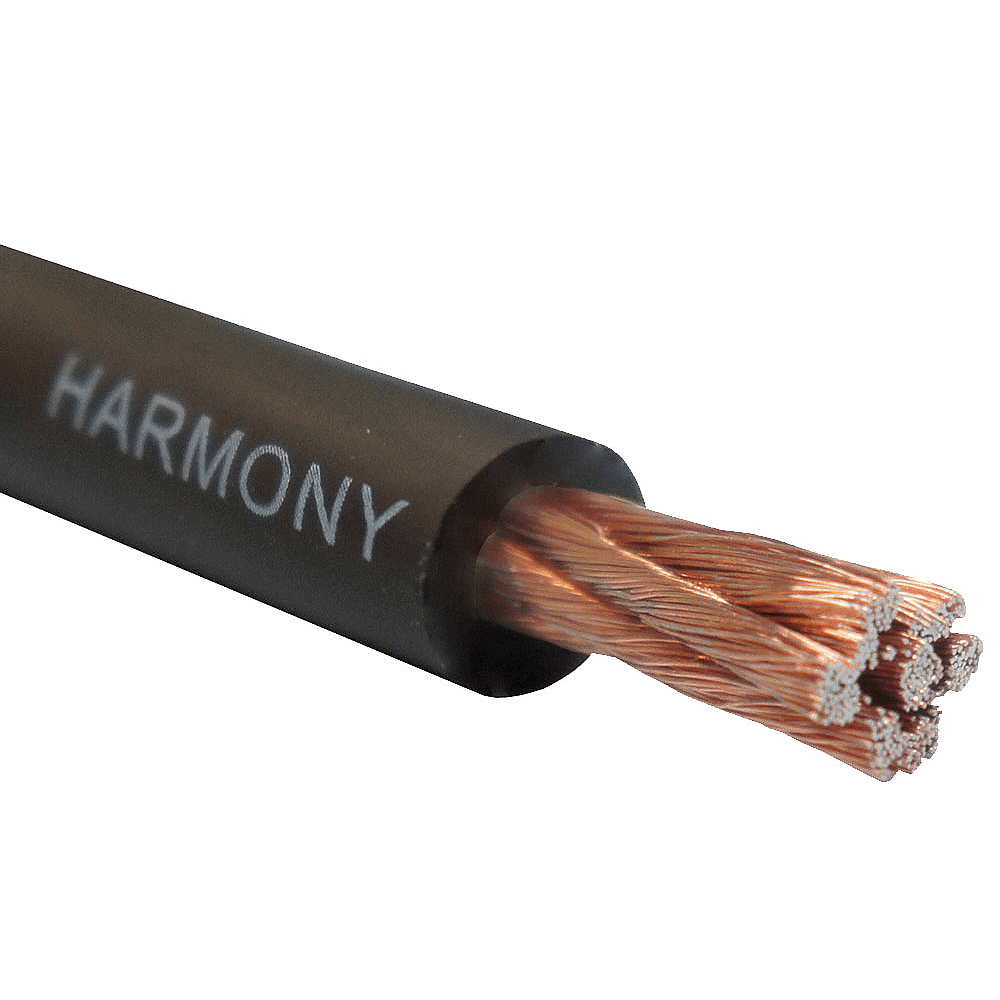 Harmony Audio 4 Gauge 4GA Car Stereo Matte Black Power Cable Amp Wire - 50 FT