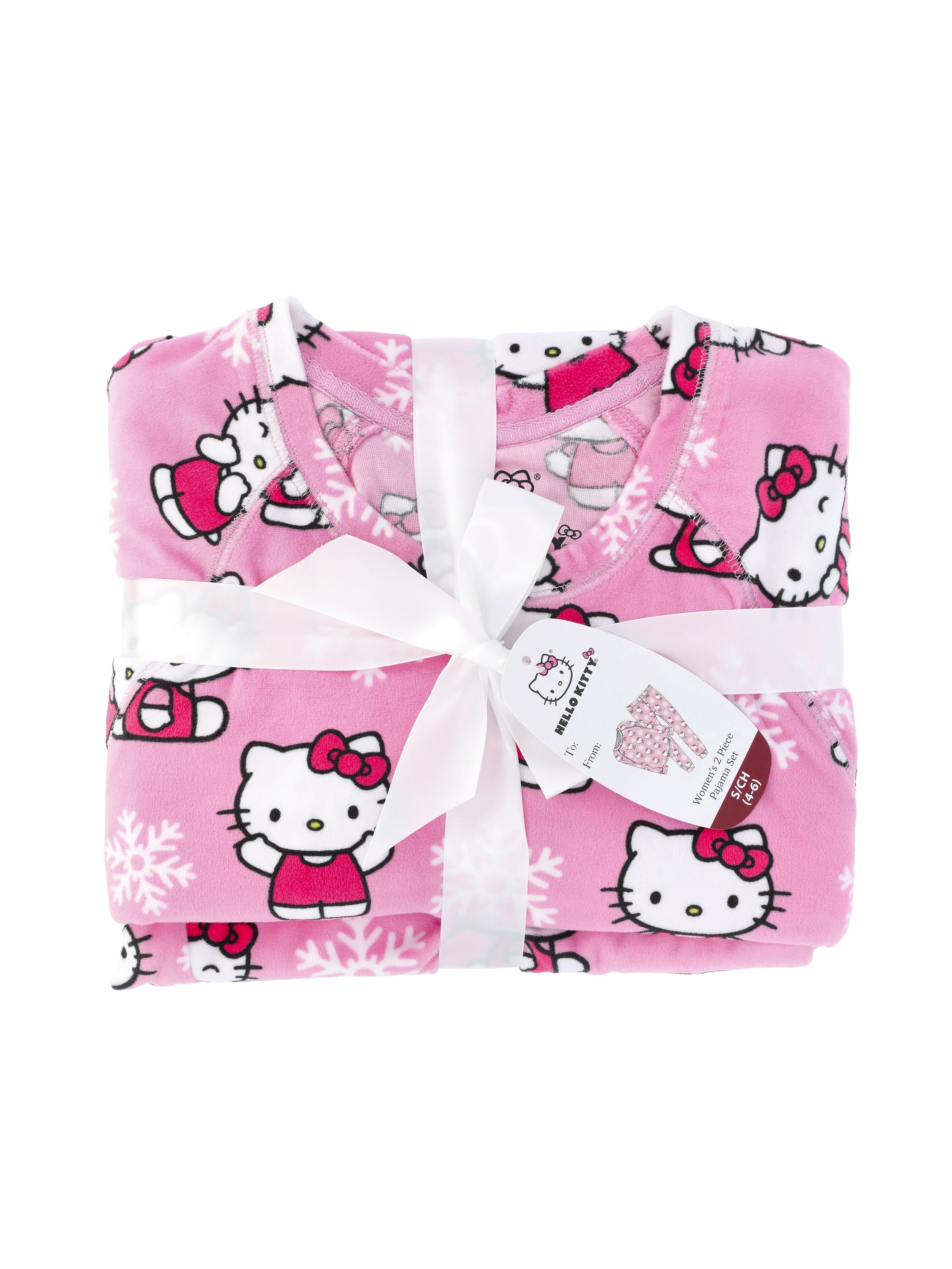 Hello Kitty Women's Pajama Set, 2-Piece, Sizes S to 3X