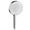 Silver, variant on Black Handheld Shower Head With 5 Spray Modes Mist Function High Pressure For Low Flow Water System
