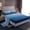 Blue, variant on Manfei Orange Bed Sheets Set Twin Size,White Gradient Bedding Sets Twin Size,Modern Abstract Art Bed Sheets Twin,Ultra Soft Room Decorative,3 Pieces