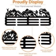 thumbnail image 5 of Women Climbing Medal Hanger Display Sports Medals Display Rack for DIY 60+ Medals Wall Mount Ribbon Display Holder Rack Hanger Decor Iron Hooks Gifts for DIY Climbing Lovers, 5 of 7