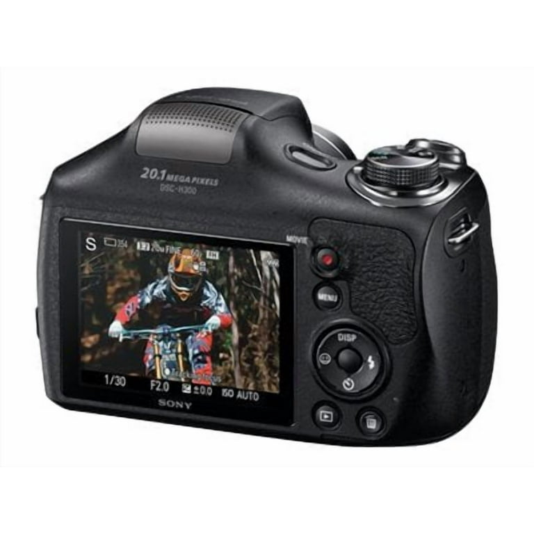 Sony Black DSC-H300/B Digital Camera with 20.1 Megapixels and 35x