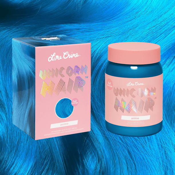 Lime Crime Unicorn Hair Dye, Anime, Full Coverage, SemiPermanent