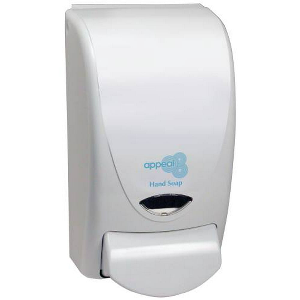 APPEAL HAND SOAP DISPENSER, WHITE, 1000ML, per 6 Each