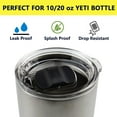 Yeti Rambler Replacement Lid, 20 oz Magnetic Slider Tumbler Lid (Pack ...