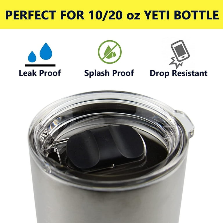 Ullnosoo Tumbler Lids for Yeti, 2 Pack Magnetic Replacement Cup